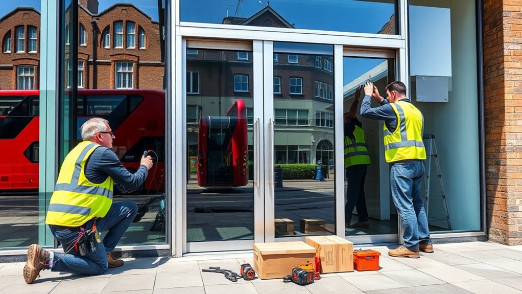 Automatic Door Installation Olympic Park