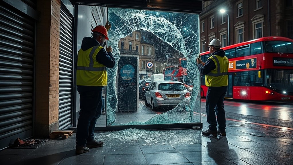 Emergency Shop Front Repair Olympic Park