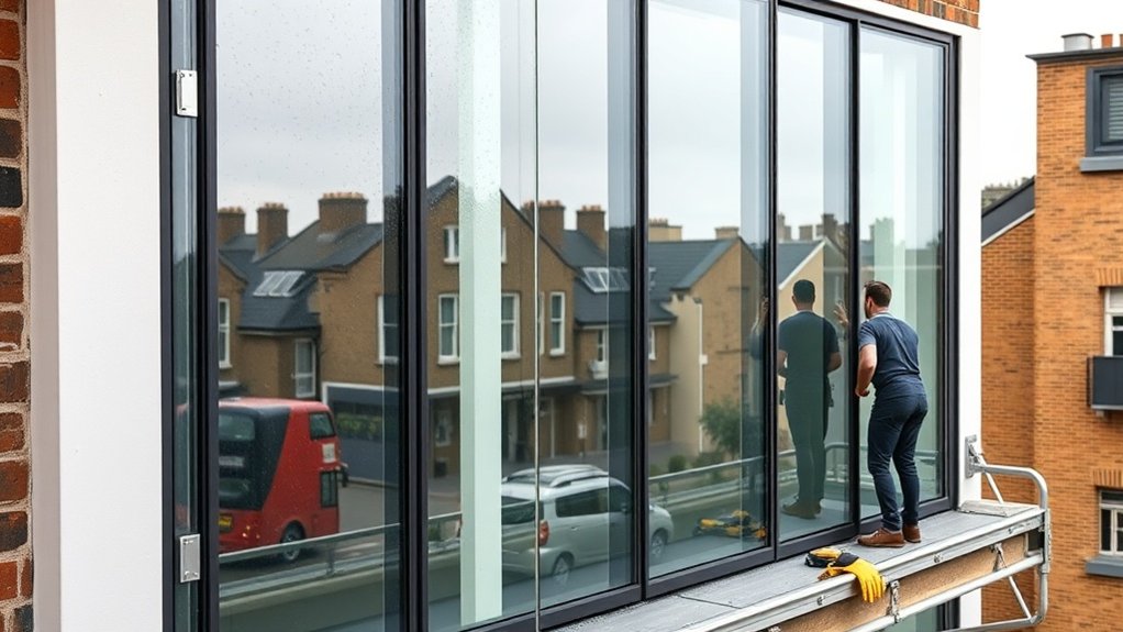 Polycarbonate to Glass Conversion Olympic Park