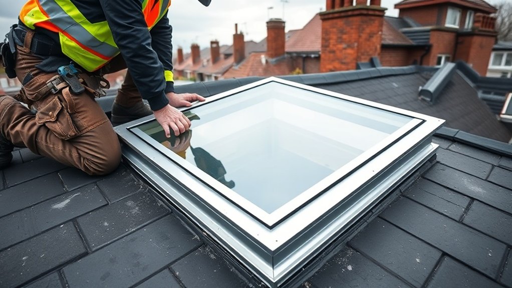 Skylight Installation Timber Lodge