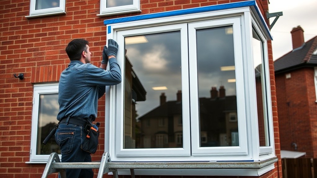 Window Installation Bow